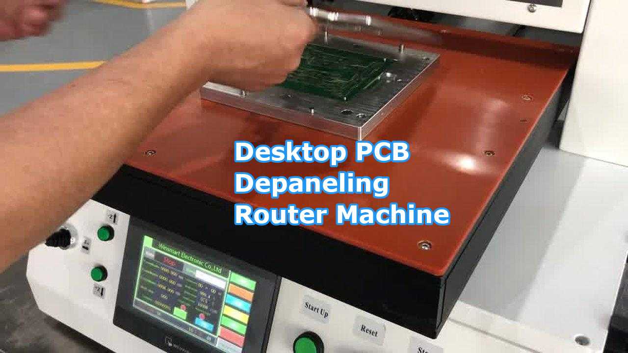 Desktop PCB Depaneling Router Machine