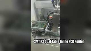 SMTIRX Dual Table Inline PCB Router